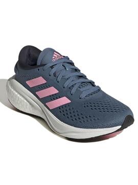 Zapatilla Adidas Supernova 2 Azul/Rosa Mujer