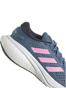 Zapatilla Adidas Supernova 2 Azul/Rosa Mujer