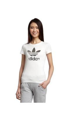Camiseta Adidas Trefoil Tee Blanco/Plata