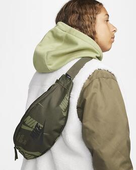 Riñonera Nike Heritage 3L Logo Verde Unisex
