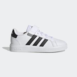 Zapatilla Adidas Grand Court Bco/Negro Niñ@