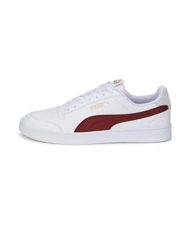 Zapatilla Puma Shuffle Bco/Granate Hombre