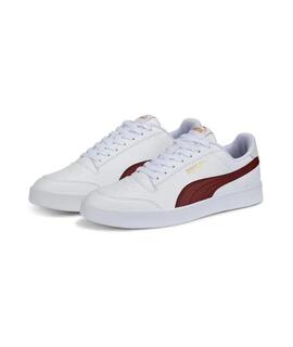 Zapatilla Puma Shuffle Bco/Granate Hombre