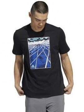 Camiseta Adidas SKT Negro Hombre