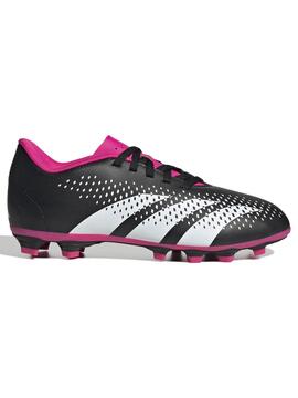 Bota Adidas Predator Accuracy FxG Negro/Rosa Jr