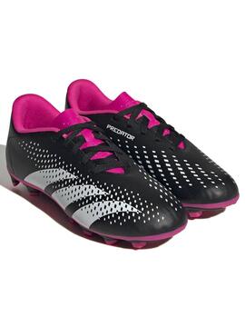 Bota Adidas Predator Accuracy FxG Negro/Rosa Jr