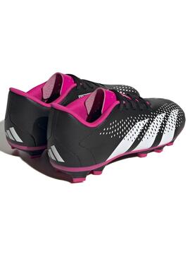 Bota Adidas Predator Accuracy FxG Negro/Rosa Jr