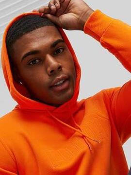 Sudadera Puma Naranja Hombre