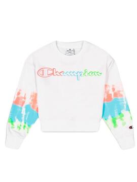 Sudadera Champion Power Bco/Multicolor Niña