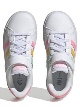 Zapatilla Adidas Grand Court Colores Niña