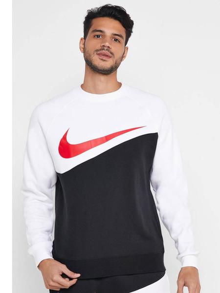 sudadera nike negra y blanca