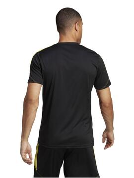 Camiseta Adidas Tiro Negra Amarillo Hombre