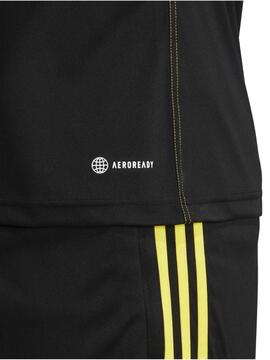 Camiseta Adidas Tiro Negra Amarillo Hombre