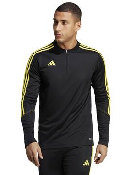 Sudadera Adidas Tiro Negra Amarilla Hombre