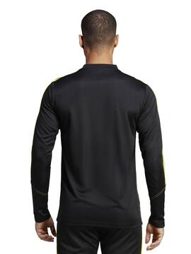 Sudadera Adidas Tiro Negra Amarilla Hombre