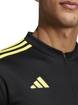 Sudadera Adidas Tiro Negra Amarilla Hombre