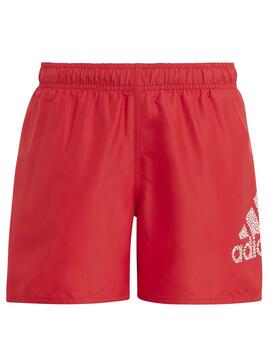 Bañador Adidas Bos Rojo Niño