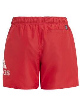 Bañador Adidas Bos Rojo Niño