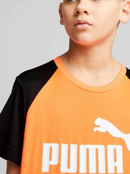 Conjunto Puma Naranja Niño