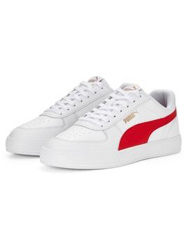 Zapatilla Puma Caven Blanco Rojo Hombre