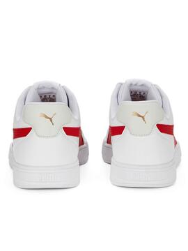 Zapatilla Puma Caven Blanco Rojo Hombre