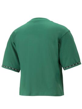 Camiseta Puma Verde Mujer