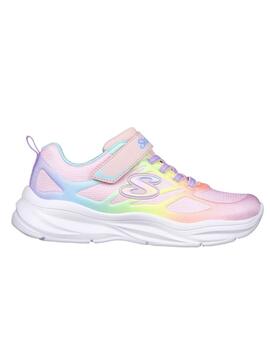 Zapatillas Skechers  Power Jams Rosa Niña