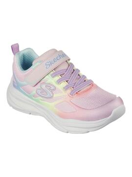 Zapatillas Skechers  Power Jams Rosa Niña