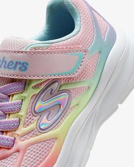 Zapatillas Skechers  Power Jams Rosa Niña