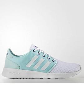 Zapatilla Adidas CLOUDFOAM RACER Blanco/Verde Agua