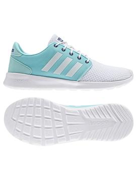 Zapatilla Adidas CLOUDFOAM RACER Blanco/Verde Agua