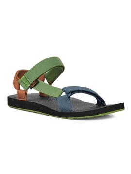 Sandalia Teva Original Verde/Azul Hombre