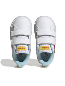 Zapatilla Adidas Grand Court Arco Iris Niñ@
