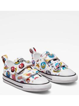 Zapatilla Converse Planet Bco/Multi Bebe