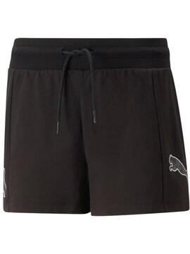 Pantalon Corto Puma Power Summer Negro Niña