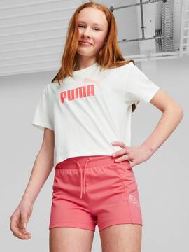 Pantalon Corto Puma Power Summer Rosa Niña