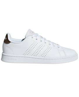 Zapatillas Adidas Advantage Blanco/Oro Unisex