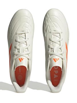 Bota Futbol Adidas Copa Pure Blanca Naranja Hombre