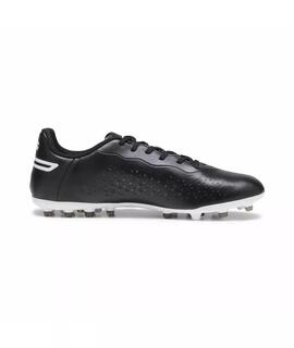 Bota Futbol Puma King Match Negro Blanco