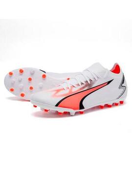 Bota Futbol Puma Ultra Mach Bco/Coral