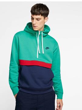 Sudadera Nike Verde/Marino Hombre