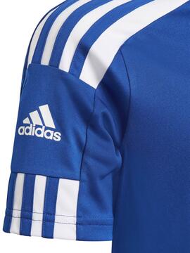 Camiseta Adidas SQUAD Azul Niño