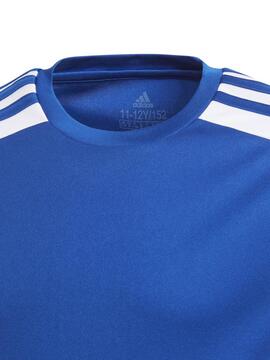 Camiseta Adidas SQUAD Azul Niño