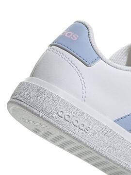 Zapatilla Adidas Grand Court Bco/Celeste Unisex