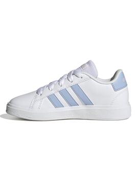 Zapatilla Adidas Grand Court Bco/Celeste Unisex