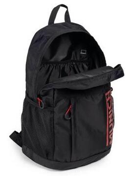 Mochila Munich Slim Negro/Rojo