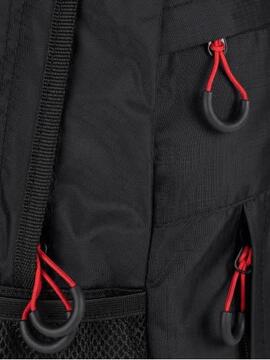 Mochila Munich Slim Negro/Rojo