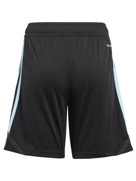 Pantalon Corto Adidas Tiro23 Negro/Celeste Niño