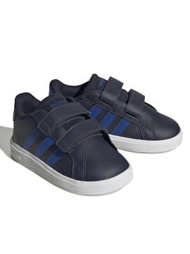 Zapatilla Adidas Grand Court Marino Bebe