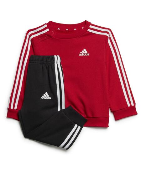 Chandal Adidas Rojo Negro Bebe